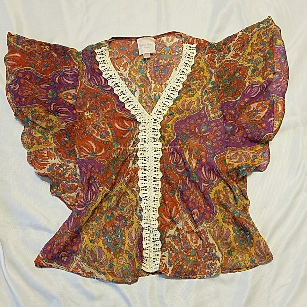 Romeo & Juliet Couture Boho top